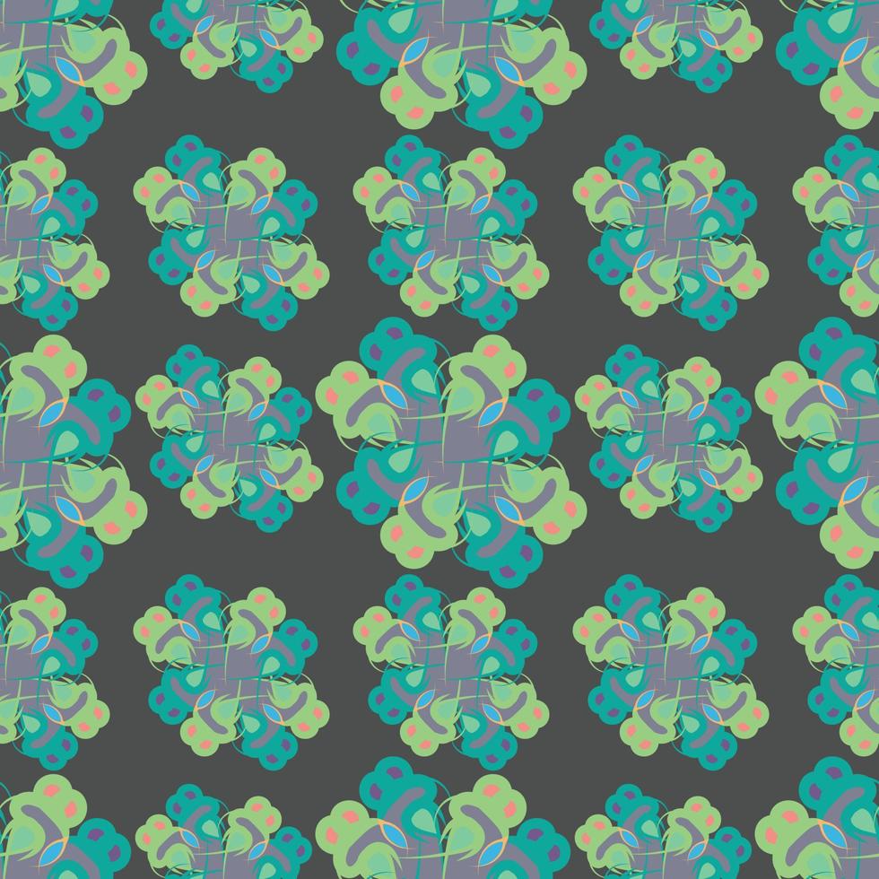 nieuw naadloos abstract patroon met bloemen ornament en hoog kwaliteit illustratie. Tenslotte het is een duur ontwerp vector