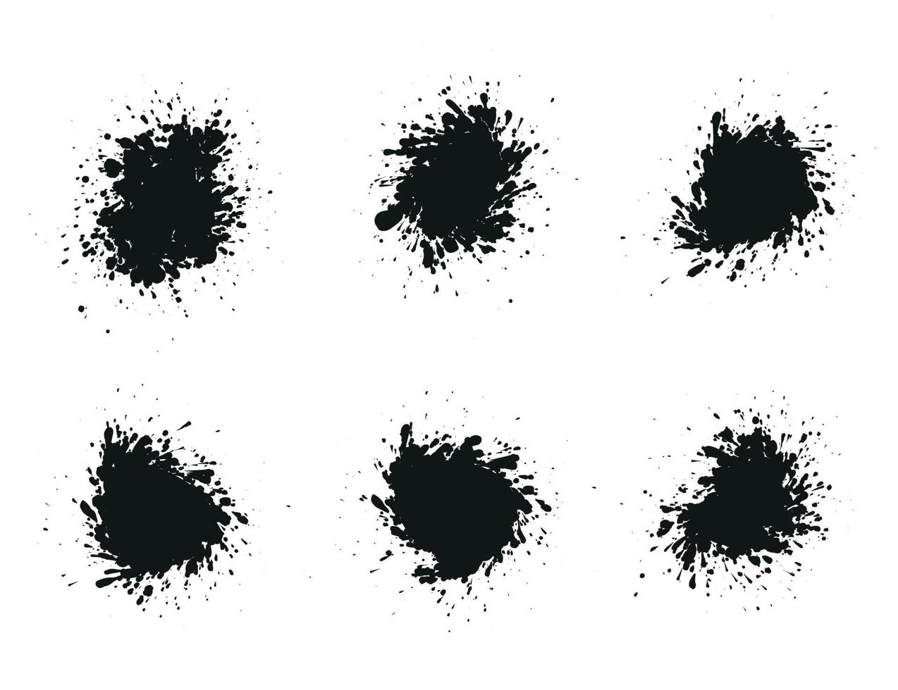 abstract zwart inkt plons achtergrond, grunge vector ontwerp sjabloon - verf borstel