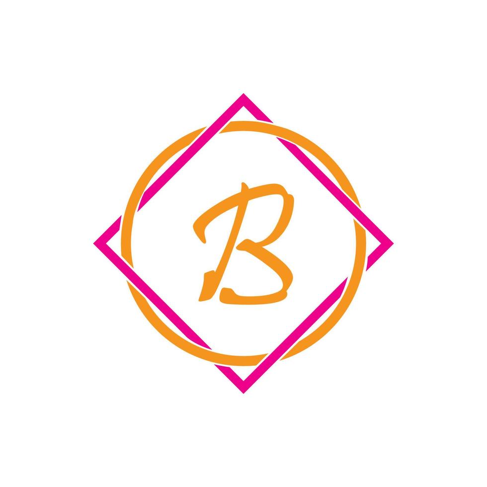 brief b logo sjabloon vector icoon ontwerp