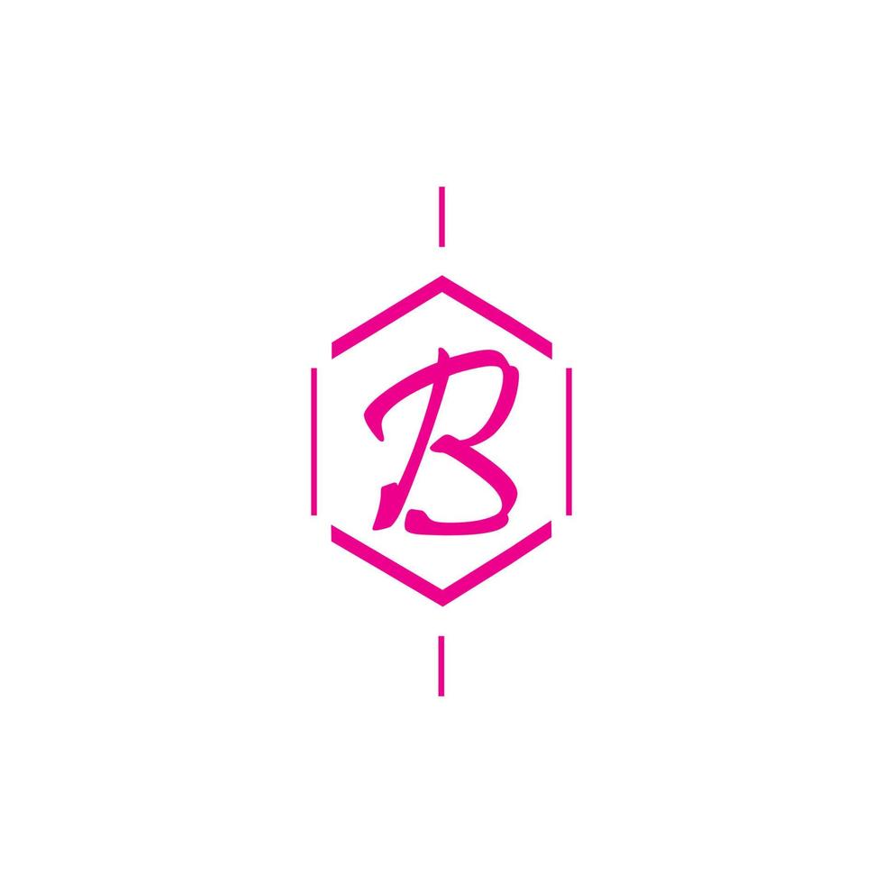 brief b logo sjabloon vector icoon ontwerp