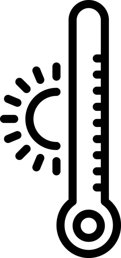 lijnpictogram voor hot vector