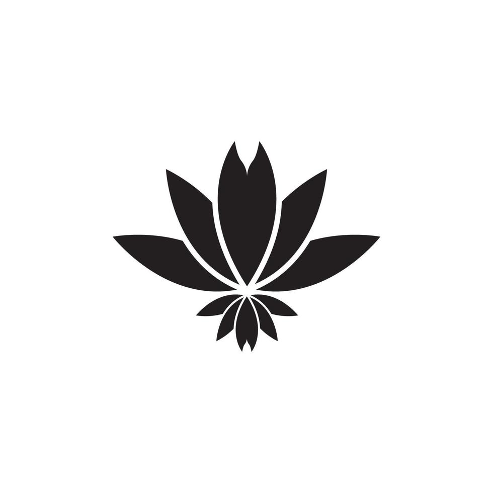 schoonheid vector lotusbloemen ontwerp logo sjabloon pictogram