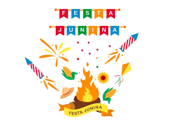 Festa Junina Poster Design vector