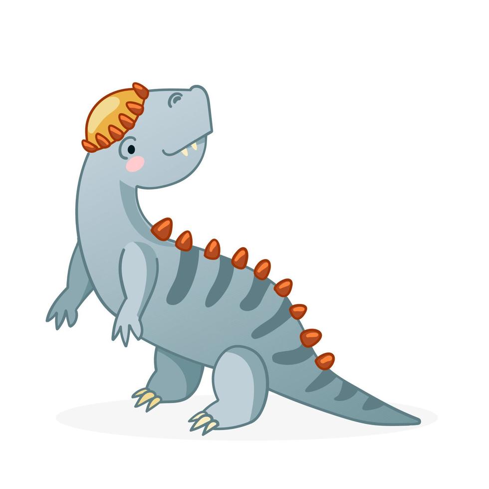 schattig dinosaurus tekenfilm vector illustratie.