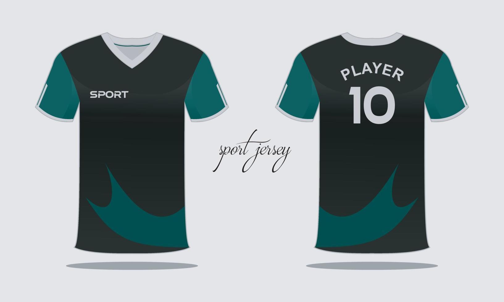 sport- Jersey en t-shirt sjabloon sport- Jersey ontwerp. sport- ontwerp voor Amerikaans voetbal racing gaming vector