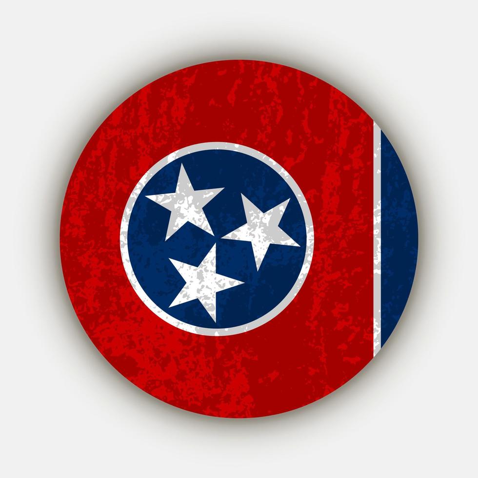 Tennessee staat vlag. vector illustratie.