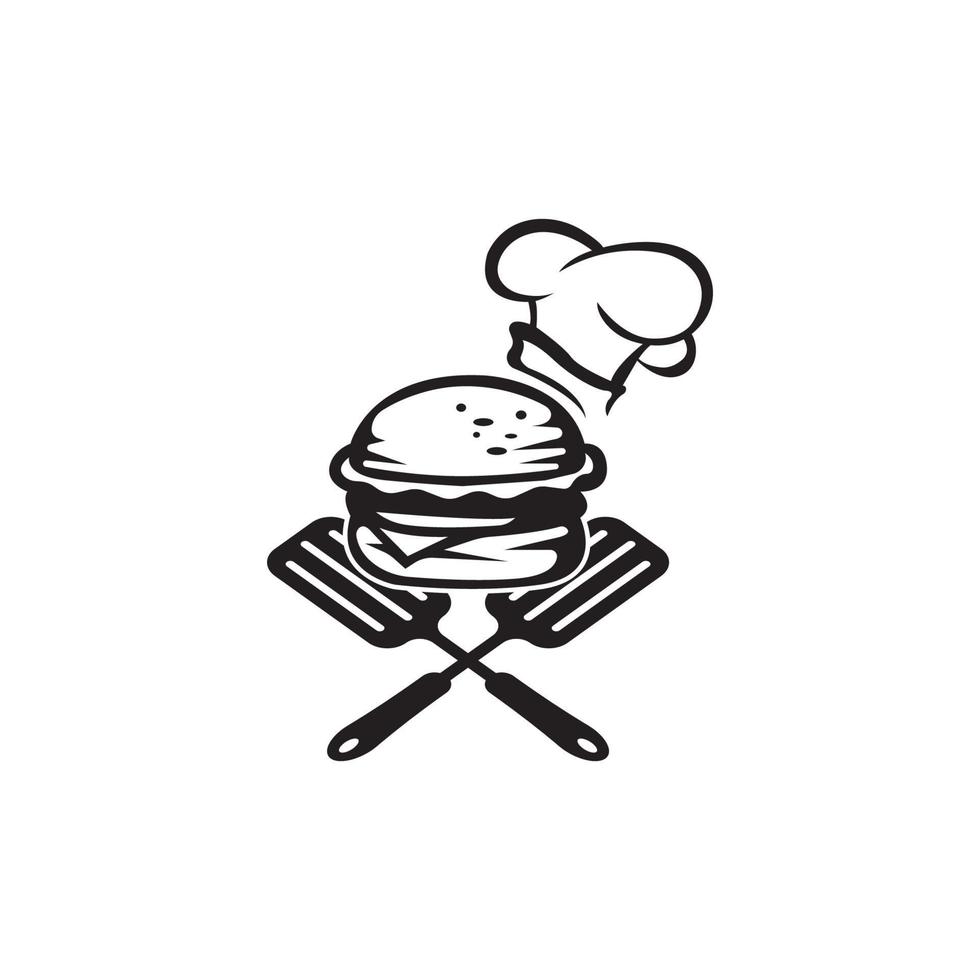 hamburger logo vector icoon illustratie