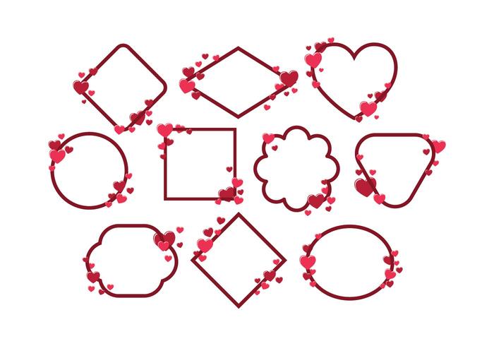 Gratis Valentijnsdag Frame Vector