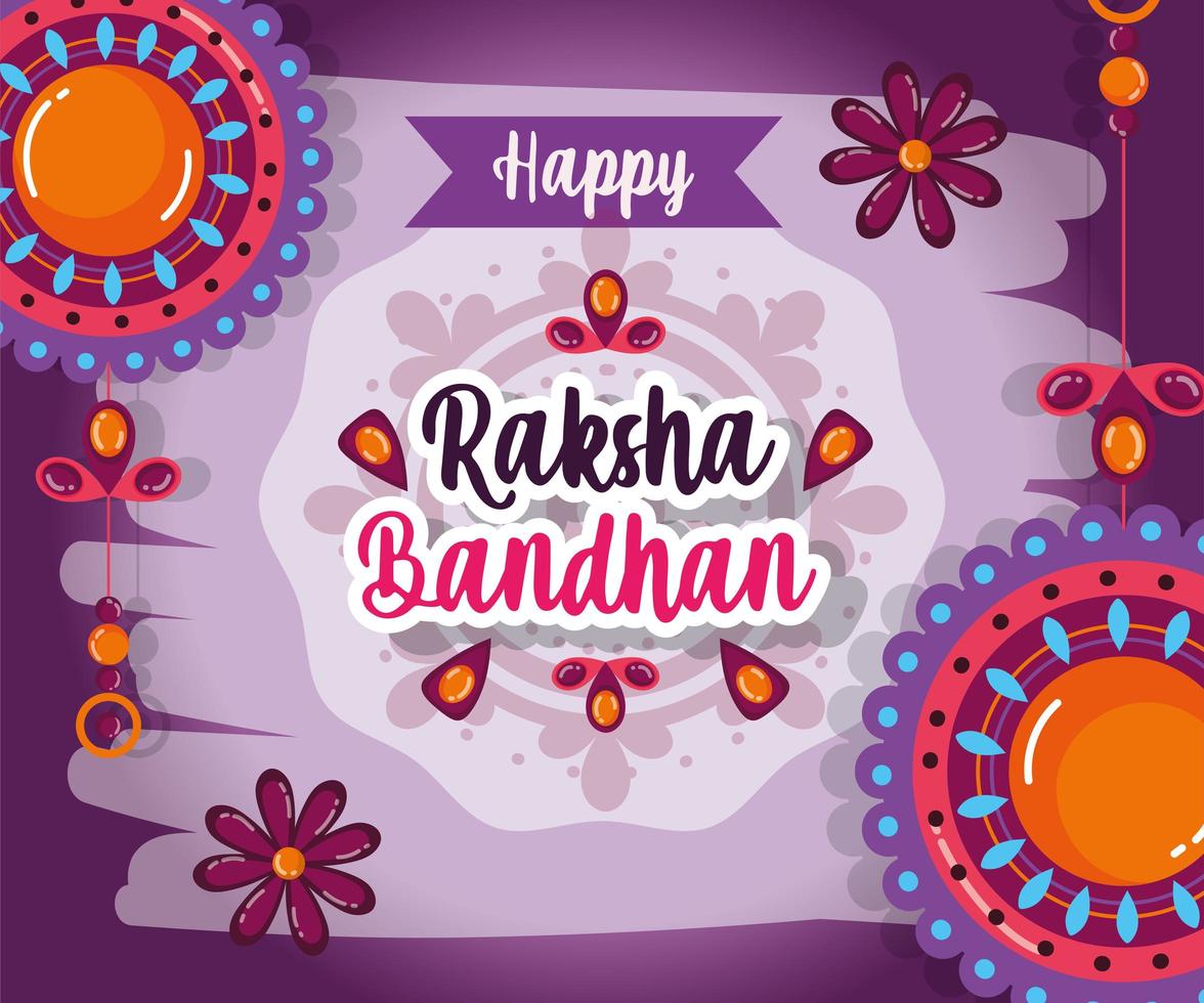 raksha bandhan mega verkoop poster vector