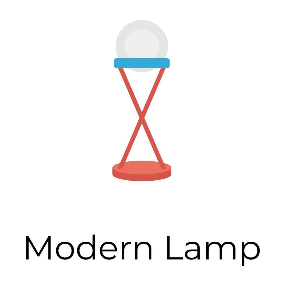 modieus modern lamp vector