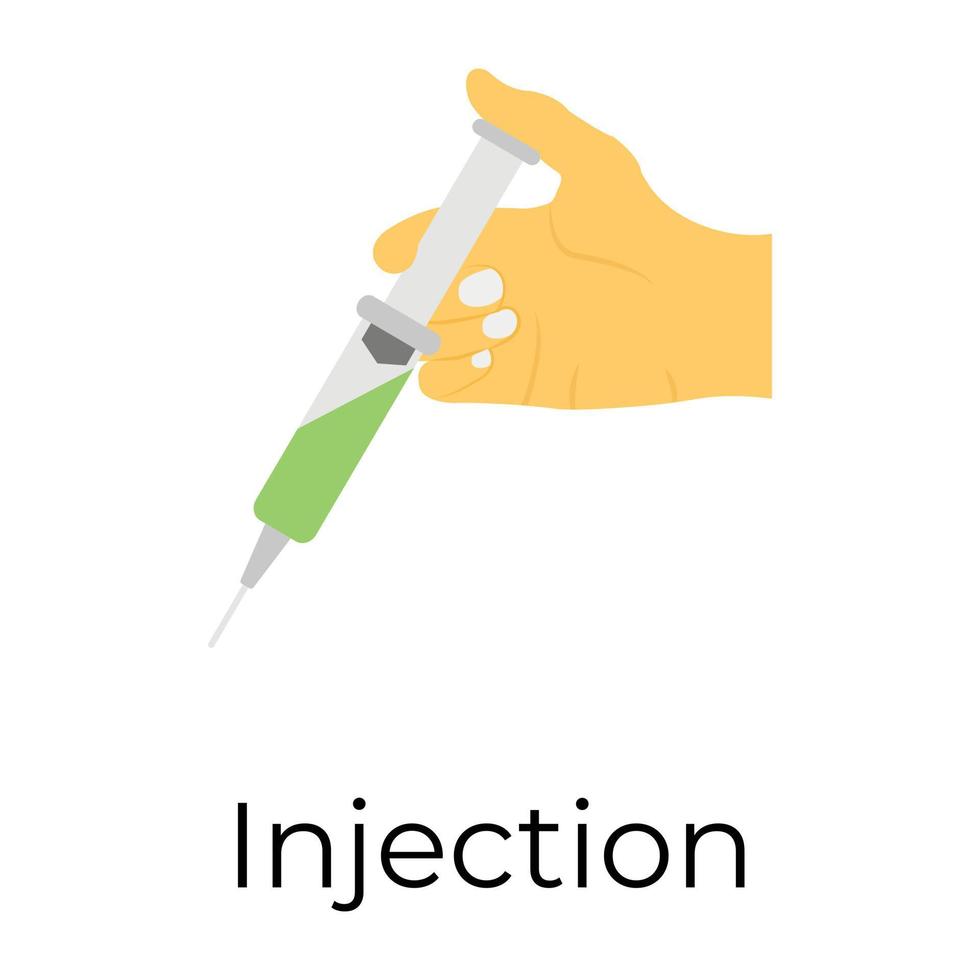 trendy injectieconcepten vector