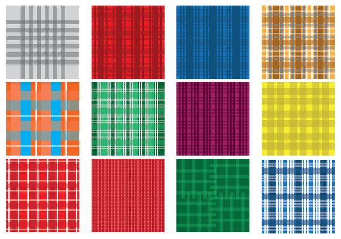 flanel Textuur vector