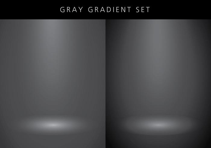 Grijs Gradient Spot Light Achtergrond vector