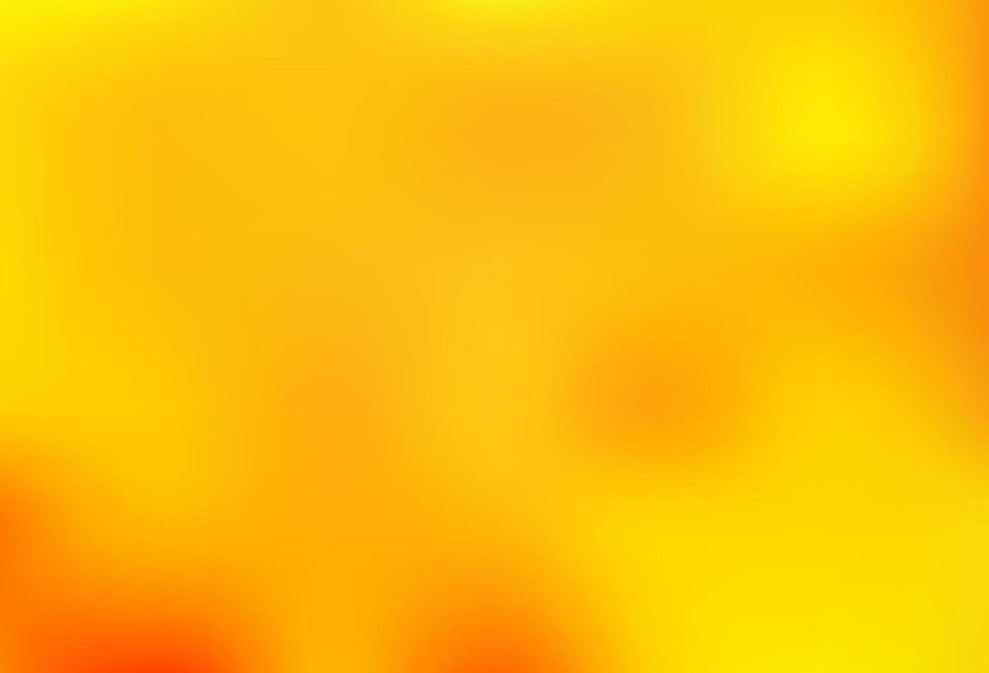 licht geel, oranje vector wazig glans abstract patroon.