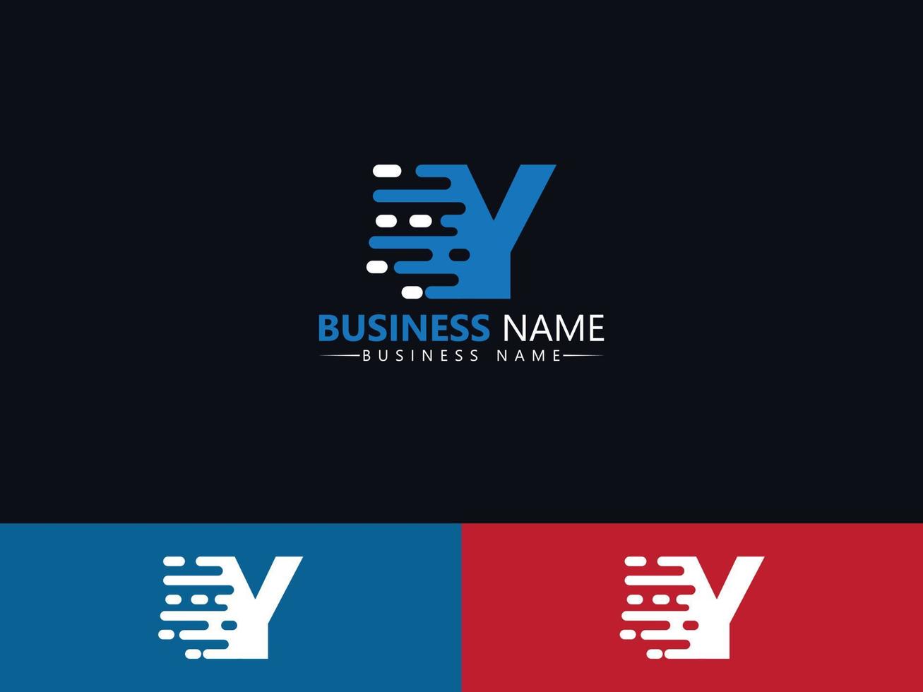 brief y yy uitdrukken levering logo icoon ontwerp vector