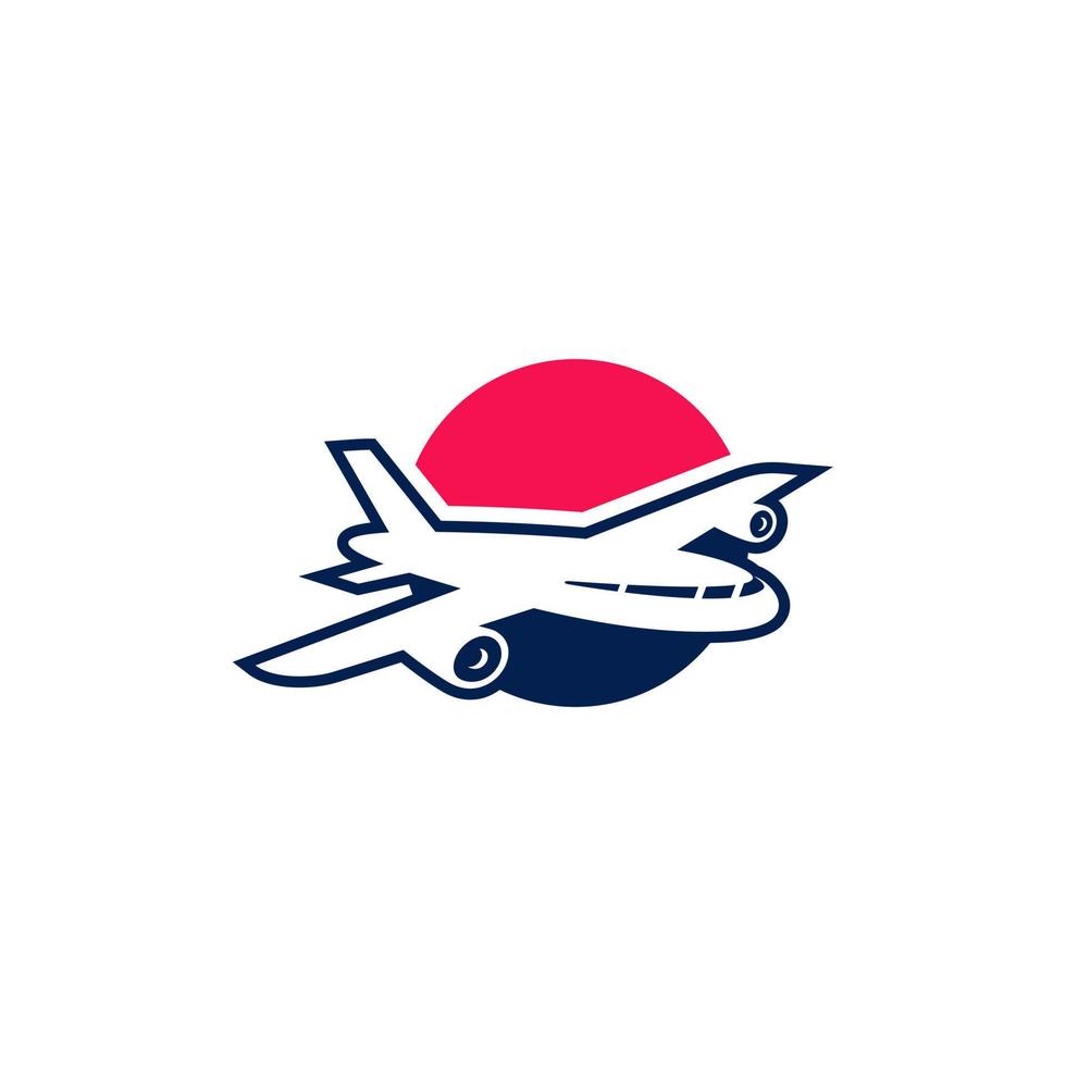luchtvaart logo icoon en symbool vector sjabloon