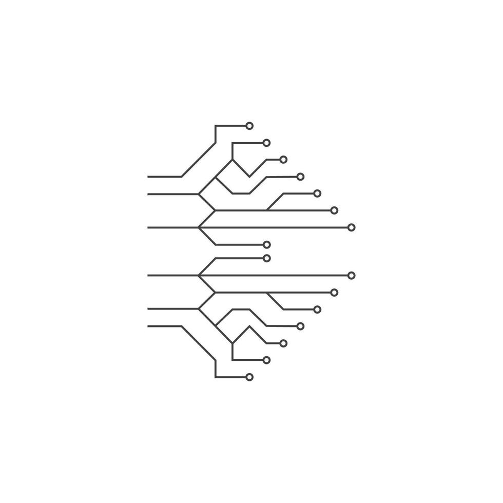 stroomkring technologie ilustration vector