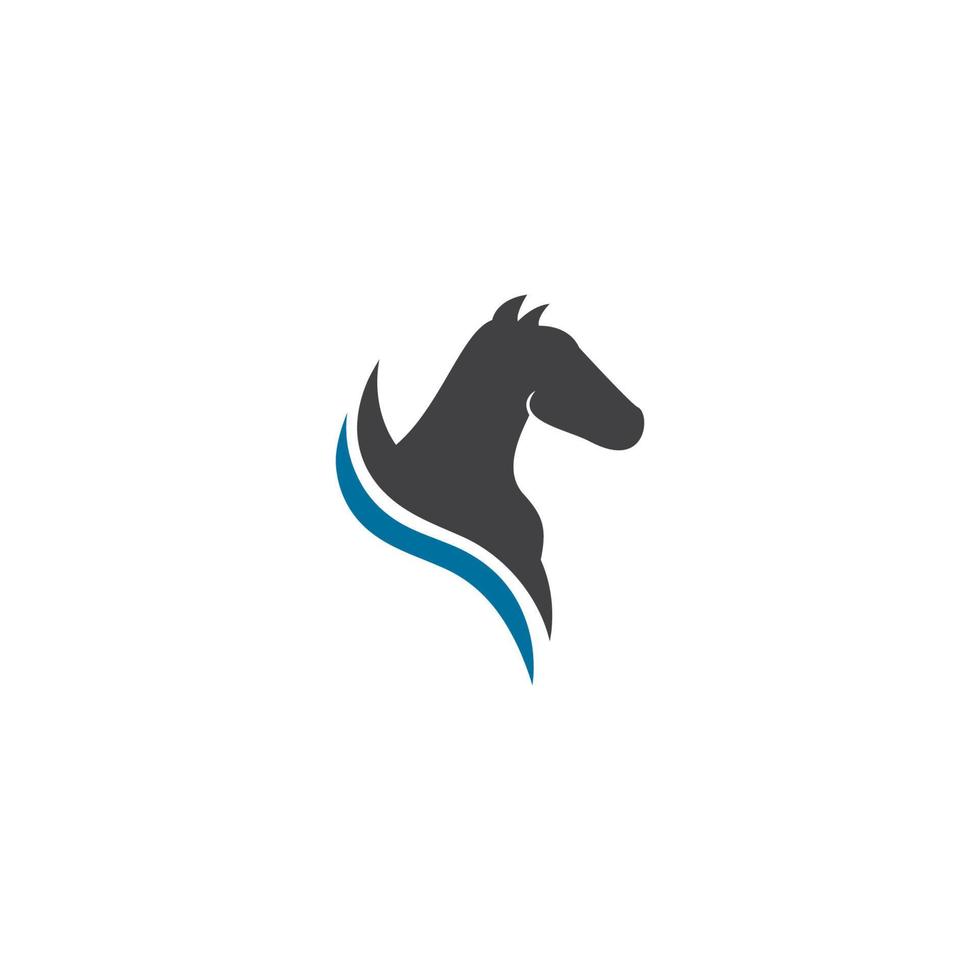 paard logo sjabloon vectorillustratie vector