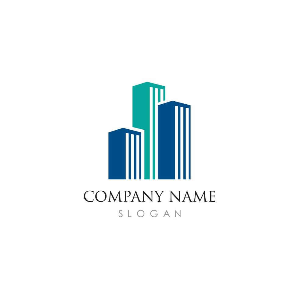 gebouw logo vector icoon illustratie