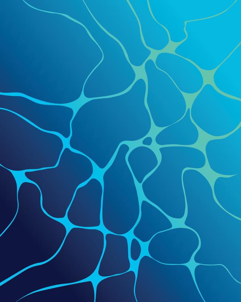 decoratief abstract achtergrond van zee lagune kleuren. abstract achtergrond met neurolijnen rooster. zwembad achtergrond vector