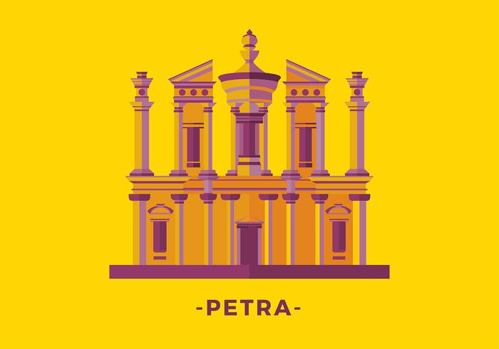 Petra Flat Gratis Vector