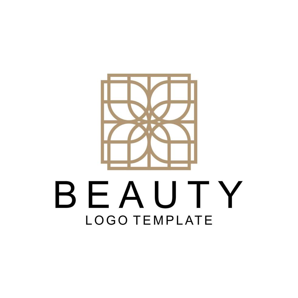 abstract bloem ontwerp. lijn creatief symbool. universeel icoon. bloem teken. gemakkelijk logotype sjabloon voor premie bedrijf. vector illustratie.