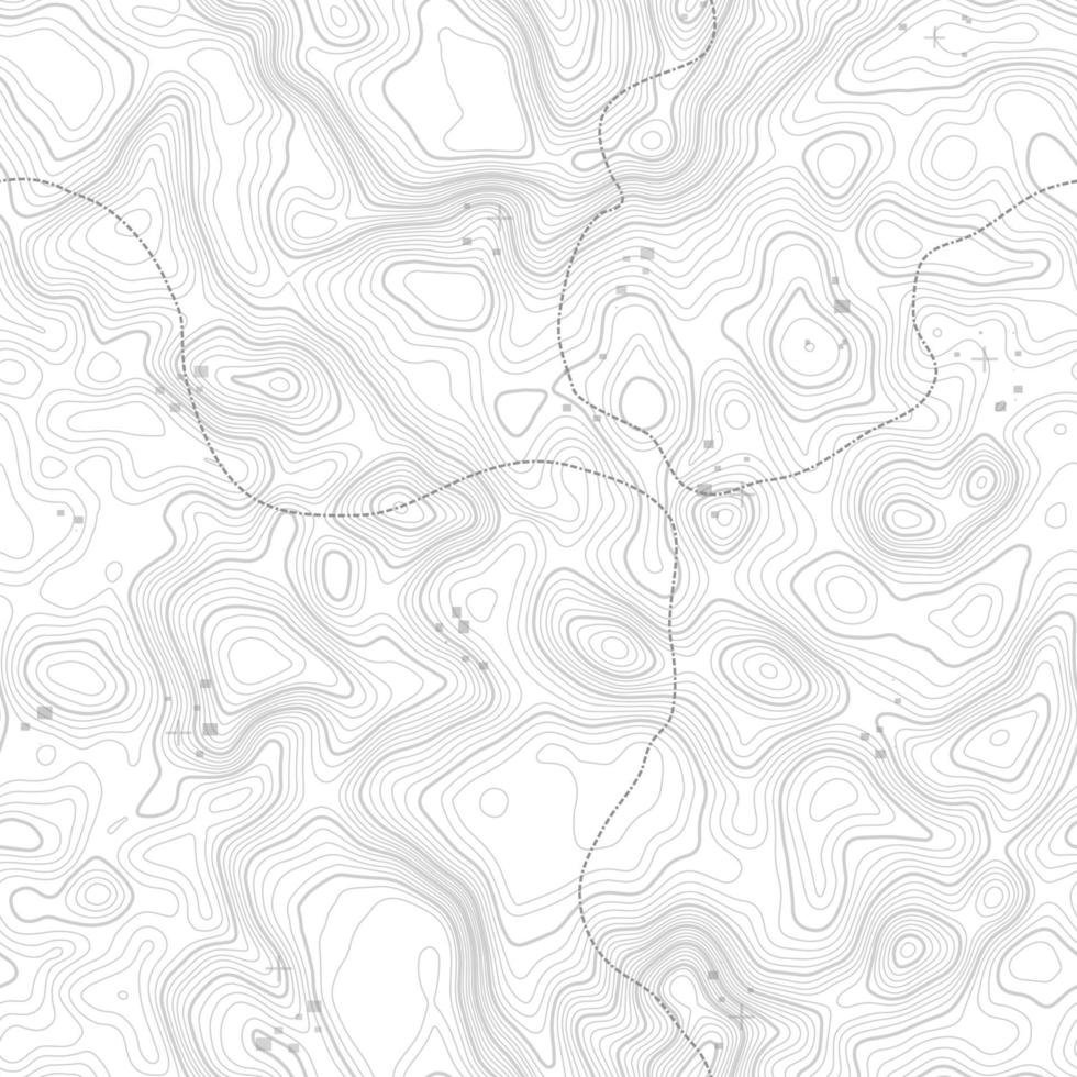 naadloos patroon. topografisch kaart achtergrond met ruimte voor kopiëren naadloos textuur. lijn topografie kaart contour achtergrond , geografisch rooster . berg wandelen spoor over- terrein . vector