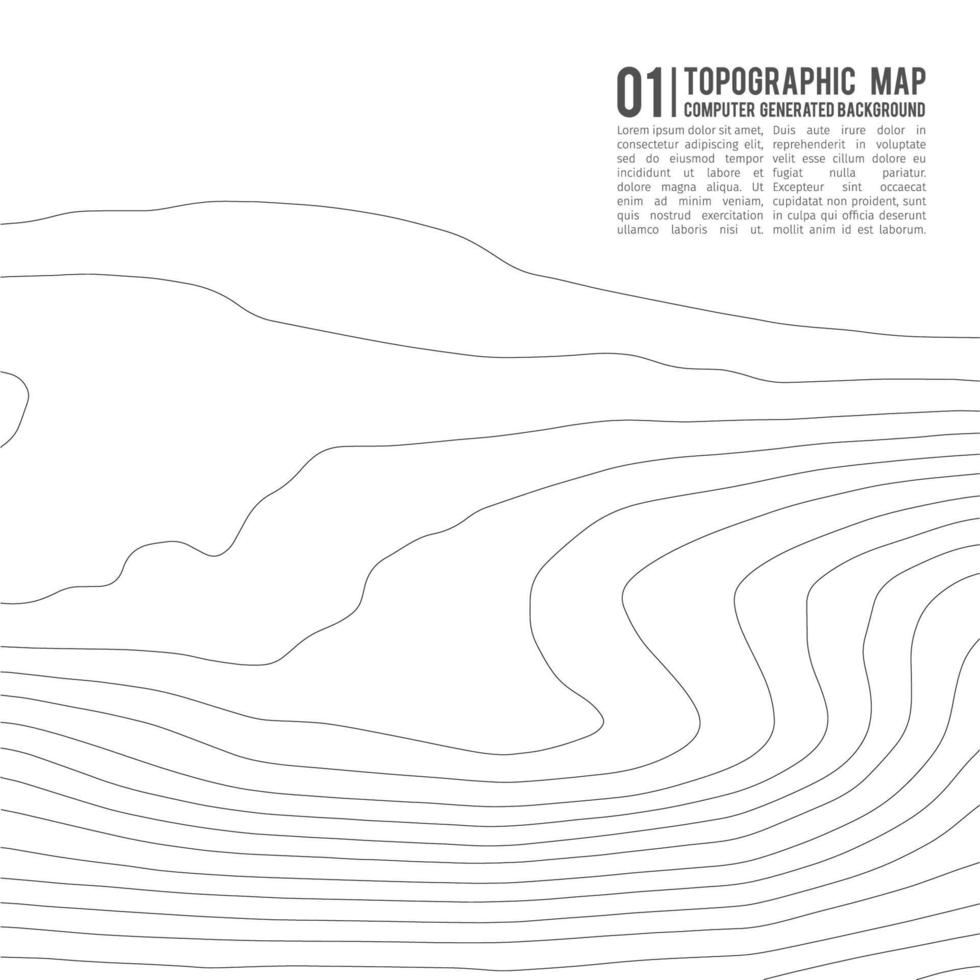 topografisch kaart contour achtergrond. topo kaart met verhoging. contour kaart vector. geografisch wereld topografie kaart rooster abstract vector illustratie .