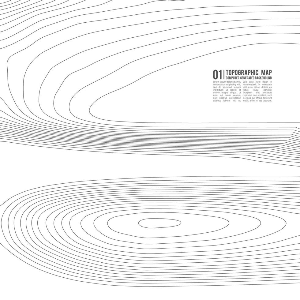 topografisch kaart contour achtergrond. topo kaart met verhoging. contour kaart vector. geografisch wereld topografie kaart rooster abstract vector illustratie .