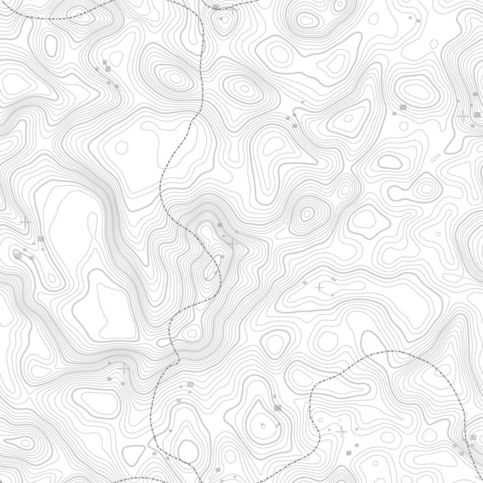 naadloos patroon. topografisch kaart achtergrond met ruimte voor kopiëren naadloos textuur. lijn topografie kaart contour achtergrond , geografisch rooster . berg wandelen spoor over- terrein . vector