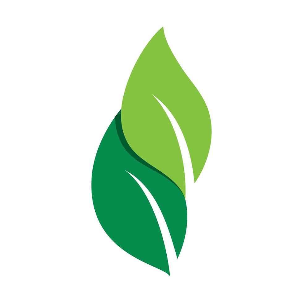 bladgroen logo en symbool vector