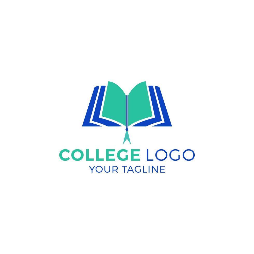 Universiteit college logo vector sjabloon