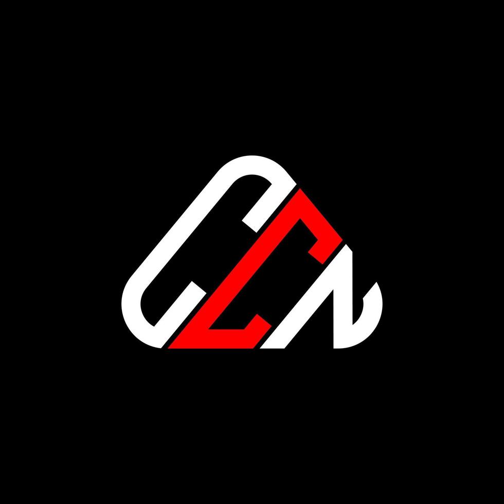 ccn brief logo creatief ontwerp met vector grafisch, ccn gemakkelijk en modern logo in ronde driehoek vorm geven aan.