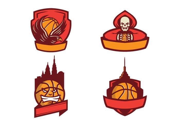 Gratis Basketball Logo Vector