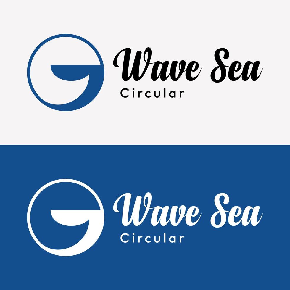reeks Golf zee icoon logo. brief g monogram binnen merk identiteit bedrijf logo ontwerp vector