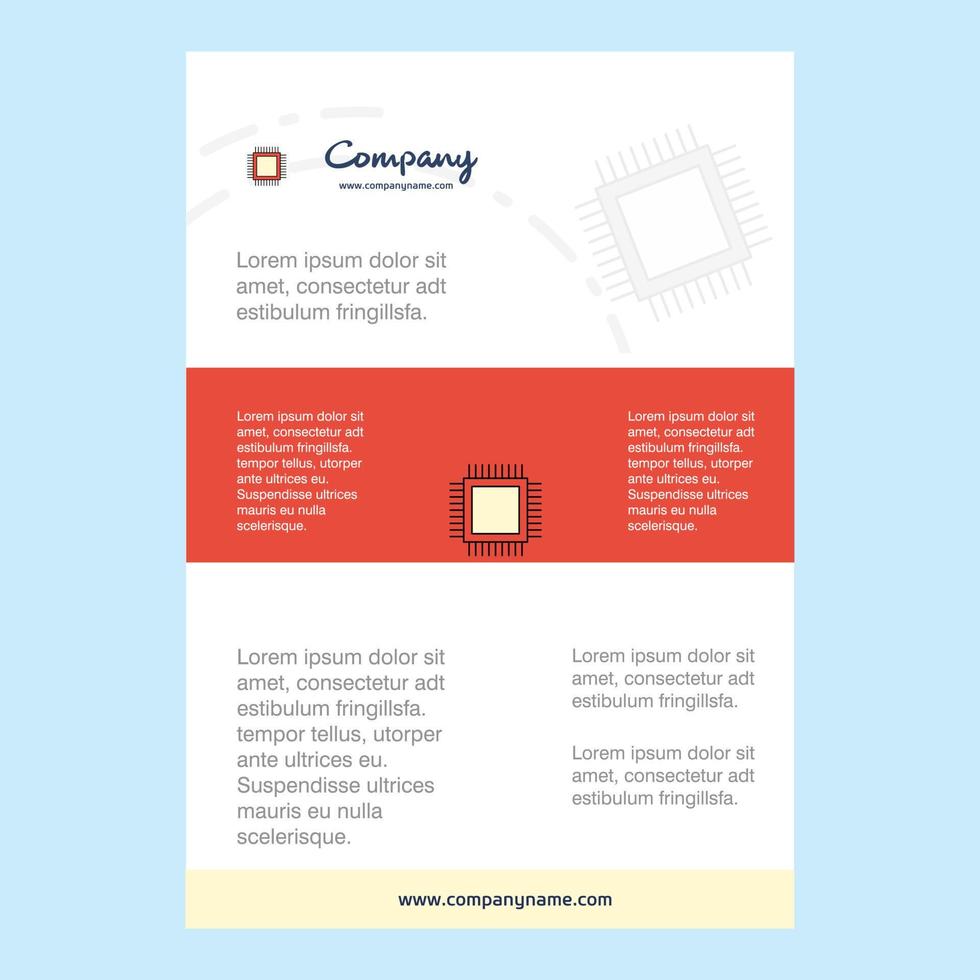 sjabloon lay-out voor bewerker comany profiel jaar- verslag doen van presentaties brochure brochure vector achtergrond