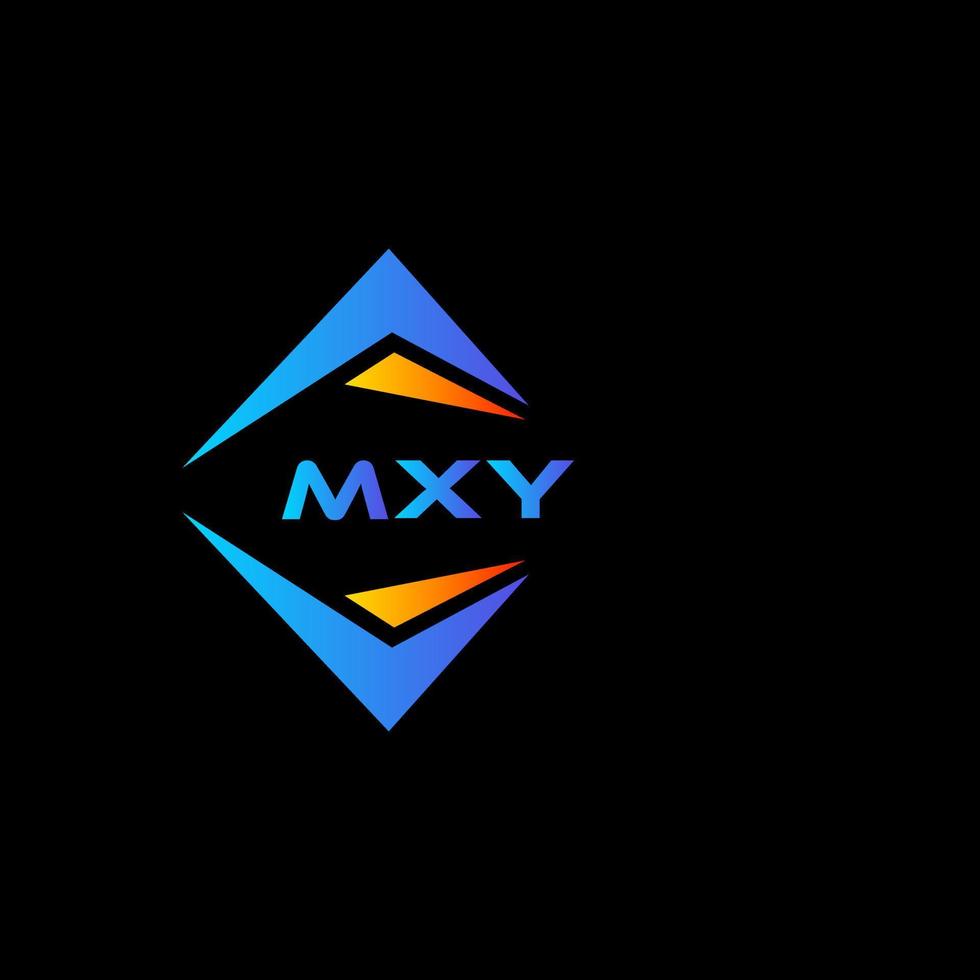mxy abstract technologie logo ontwerp Aan zwart achtergrond. mxy creatief initialen brief logo concept. vector