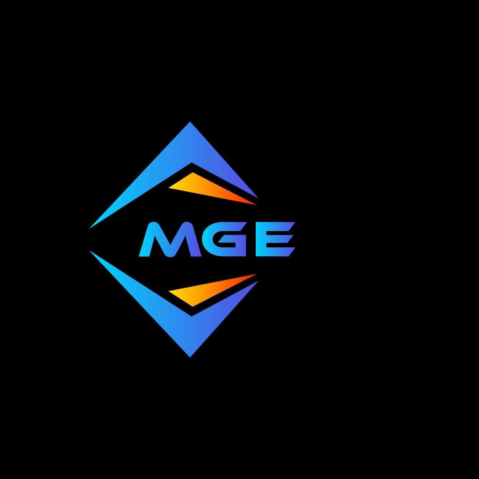 mge abstract technologie logo ontwerp Aan zwart achtergrond. mge creatief initialen brief logo concept.mge abstract technologie logo ontwerp Aan zwart achtergrond. mge creatief initialen brief logo concept. vector