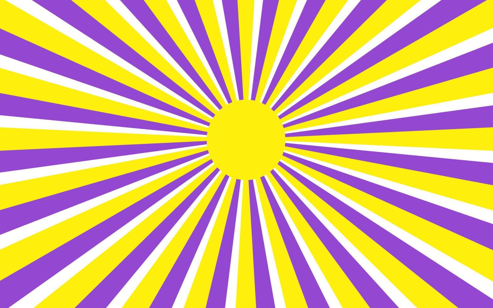 vector abstract kleurrijk zonnestraal illustratie