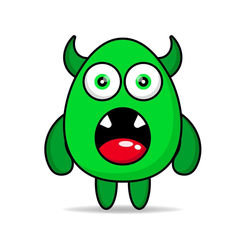 schattig monsters ontwerp mascotte kawaii vector