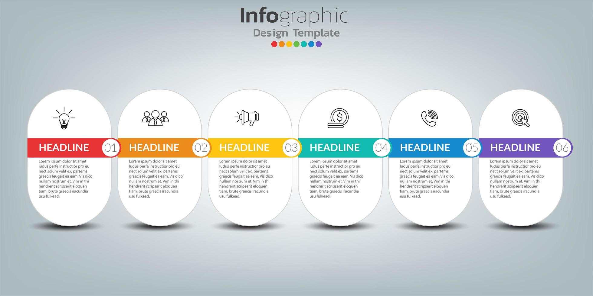 tijdlijn infographic sjabloon met pictogrammen in succes concept vector