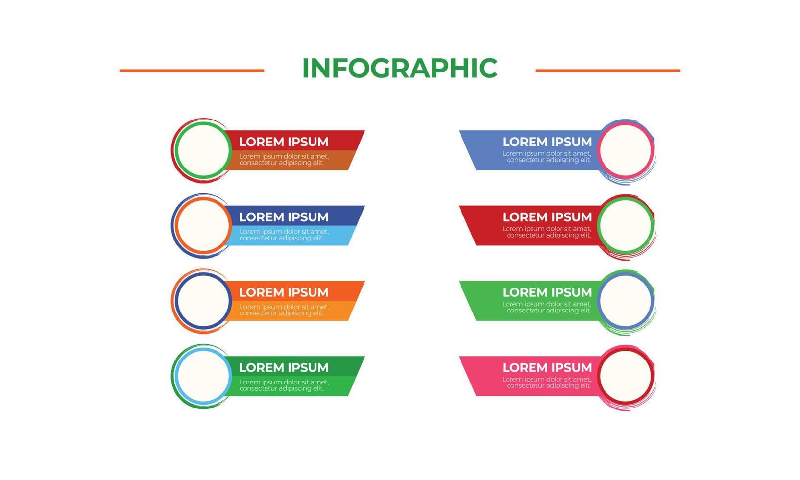 vector infographic banier sjabloon ontwerp