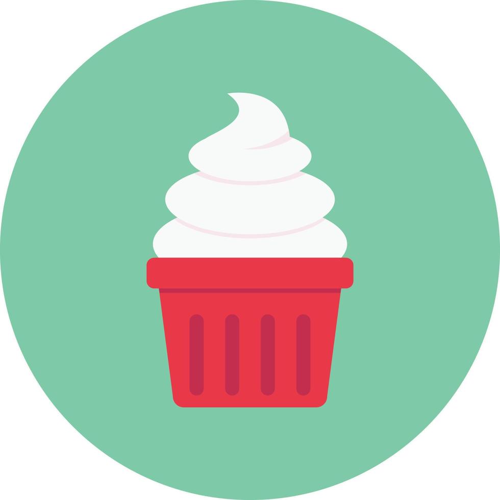 cupcake vectorillustratie op een background.premium kwaliteit symbolen.vector pictogrammen voor concept en grafisch ontwerp. vector