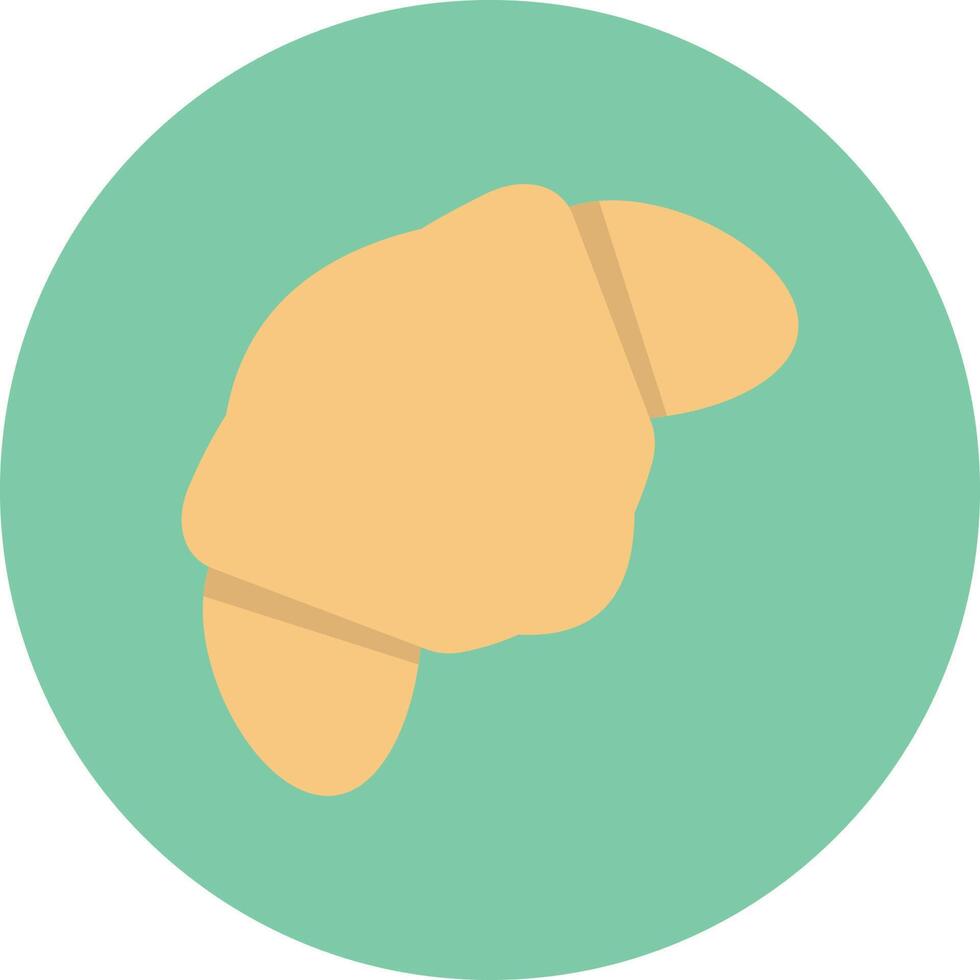 croissant vectorillustratie op een background.premium kwaliteit symbolen.vector iconen voor concept en grafisch ontwerp. vector