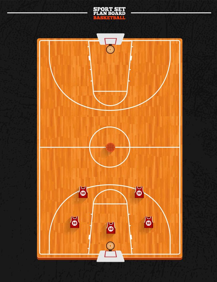 basketbalbord veld vector