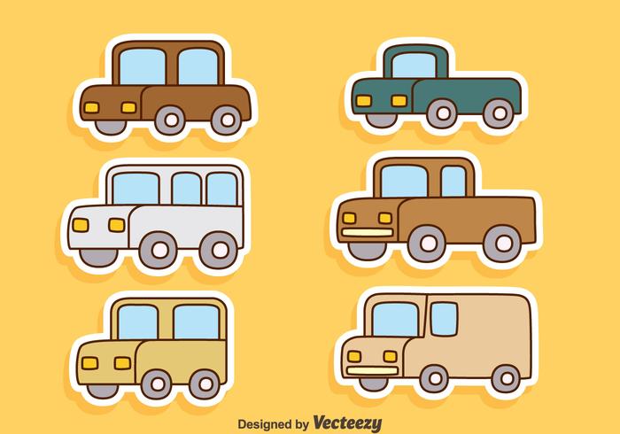 Cartoon Cars Vectors