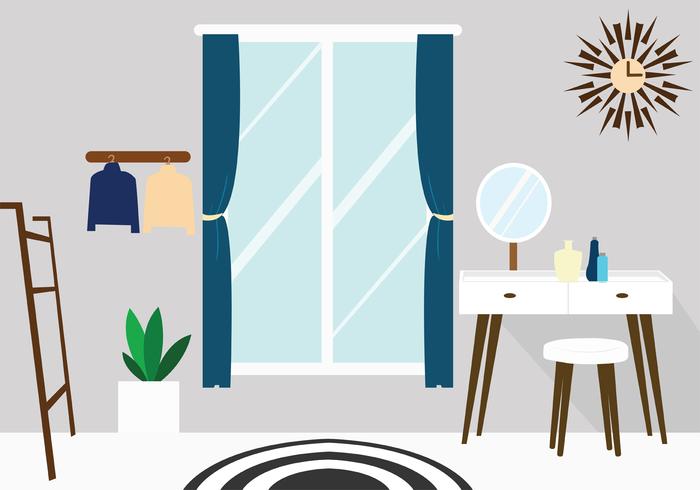 Scandinavian Garderobe vector