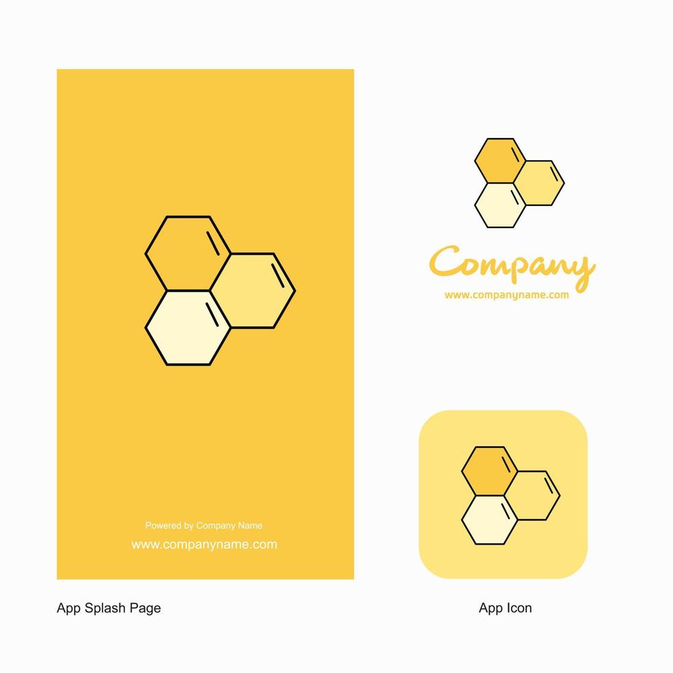 cellen bedrijf logo app icoon en plons bladzijde ontwerp creatief bedrijf app ontwerp elementen vector