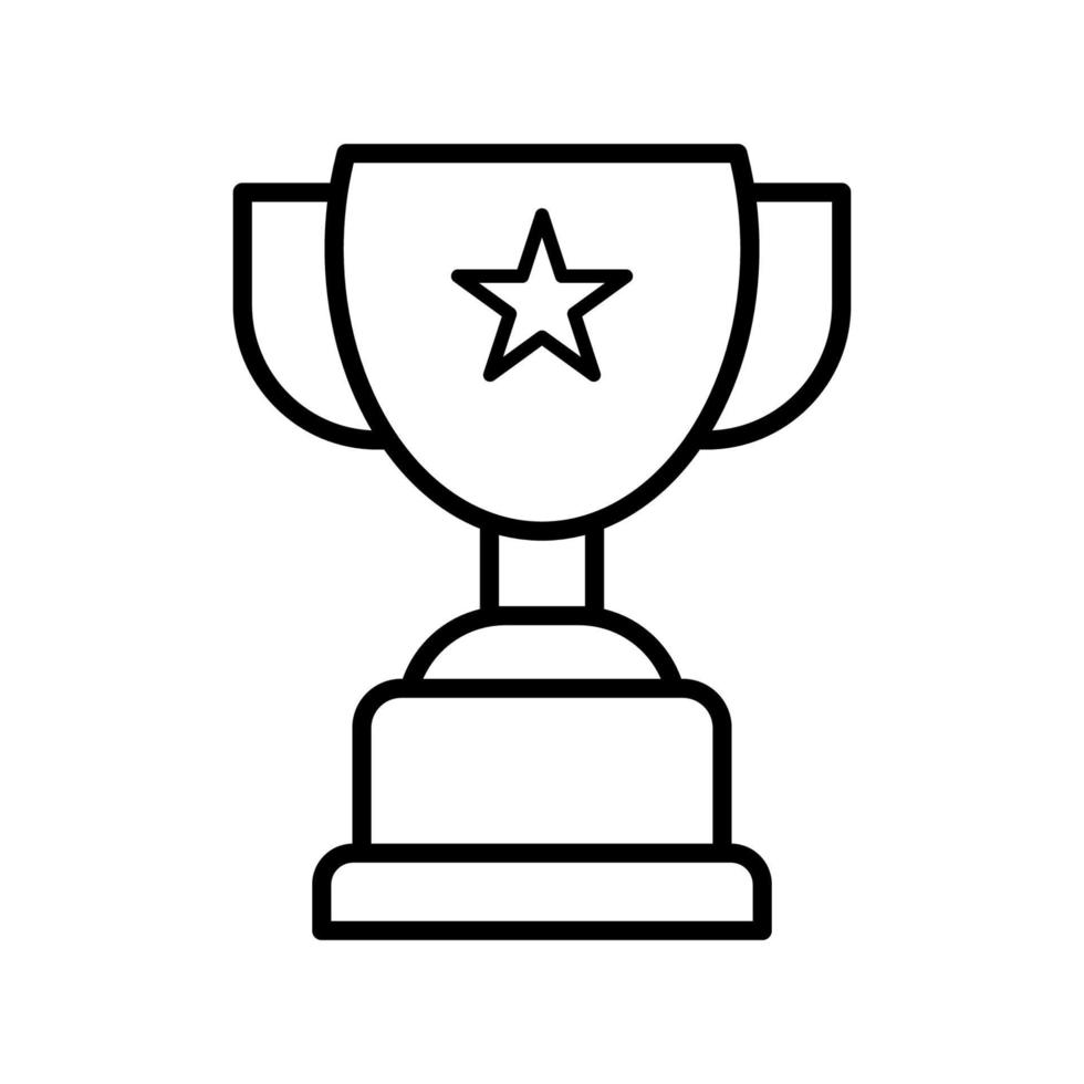 trofee icoon vector ontwerp Sjablonen