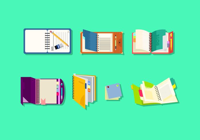 Gratis Notebooks & Planners Vector